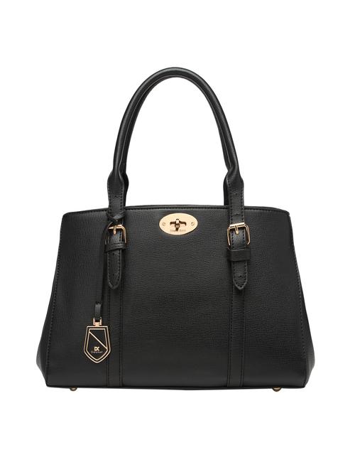 black leatherette (pu) handbag - 15386415 - Very Small Image - 1