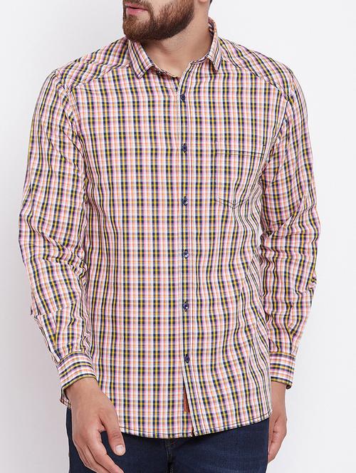 multi colored cotton casual shirt - 15386650 - Very Small Image - 1