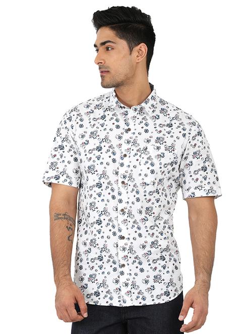 white cotton casual shirt - 15389857 - Very Small Image - 1