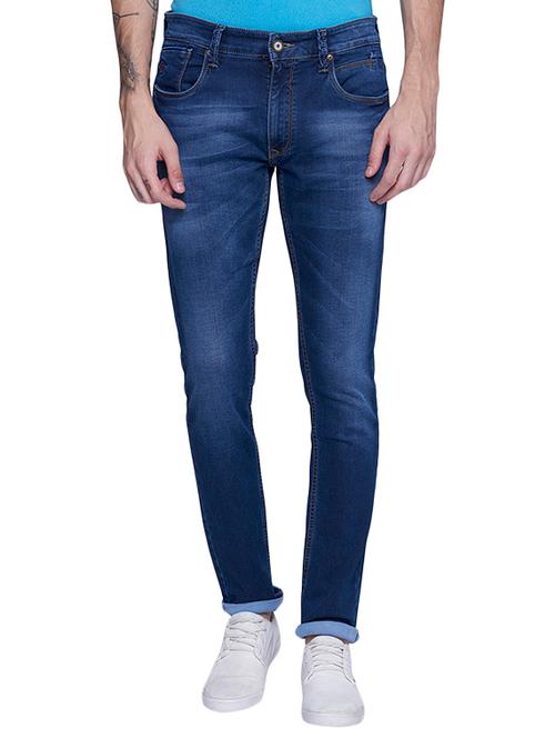 blue denim washed jeans - 15391947 - Very Small Image - 1