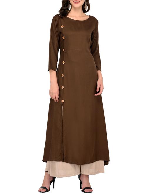a-line pockets kurta - 15392241 - Very Small Image - 1