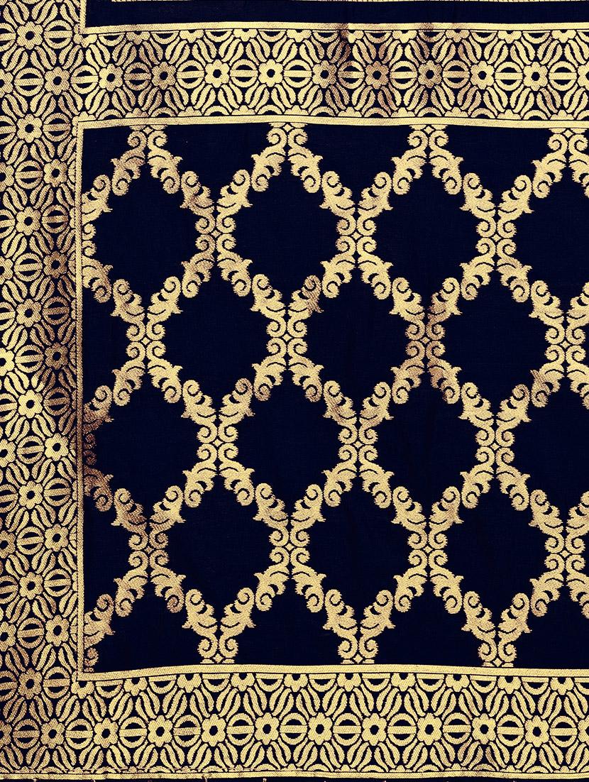 blue silk dupatta - 15394303 - Standard Image - 2