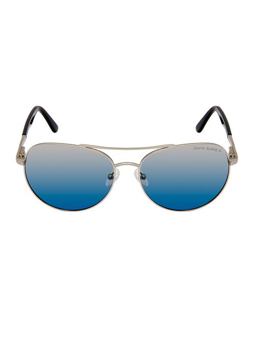 david blake blue aviator gradient, polarized, uv protected sunglass - 15395489 - Very Small Image - 1