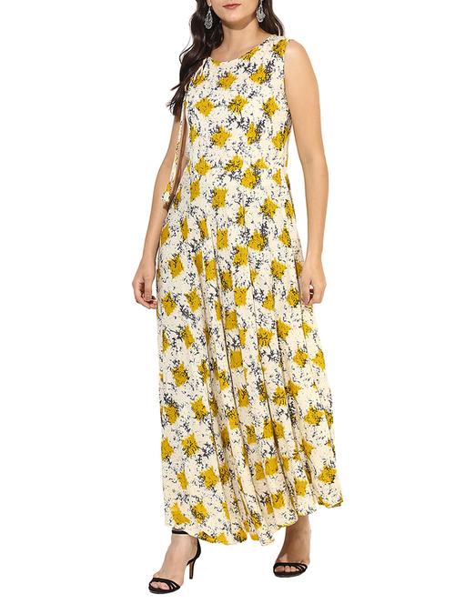 flared cold shoulder kurta - 15396665 - Very Small Image - 1