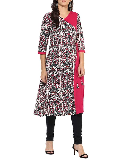 angrakha printed kurta - 15396672 - Very Small Image - 1