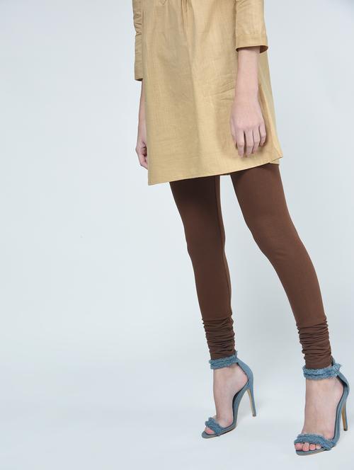 full length solid legging - 15399022 - Very Small Image - 1