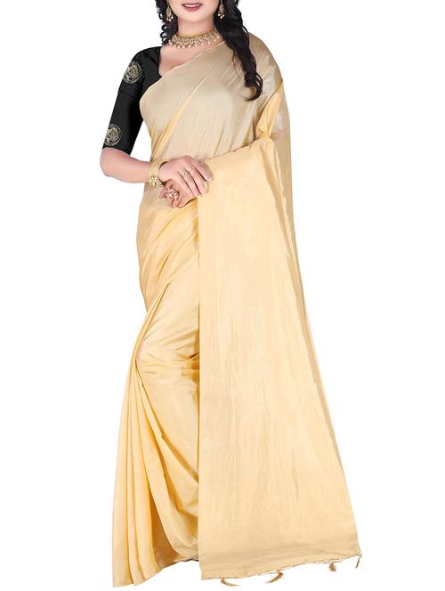 pastel mysore silk saree with tassels with blouse - 15400041 - Very Small Image - 1