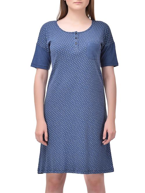 a-line polka dotted dress - 15400406 - Very Small Image - 1