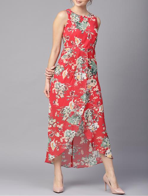 floral pleated tulip dress - 15401537 - Very Small Image - 1