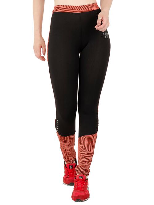 geometric print high-rise track pants - 15402037 - Very Small Image - 1