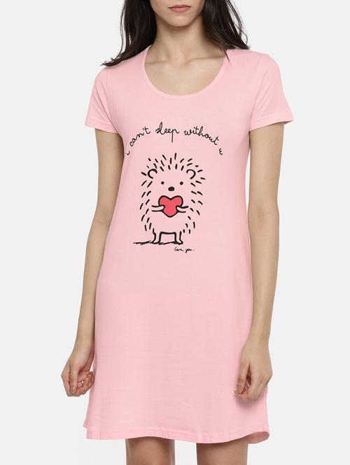 short sleeved graphic sleepshirt - 15402309 - Very Small Image - 1