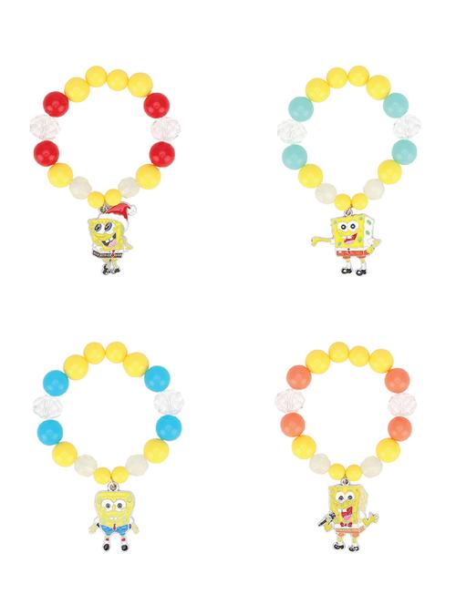 multi colored plastic necklace set jewellery - 15405906 - Very Small Image - 1