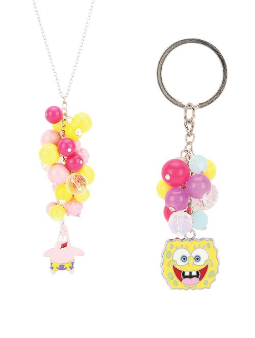 multi colored plastic necklace set jewellery - 15405912 - Very Small Image - 1