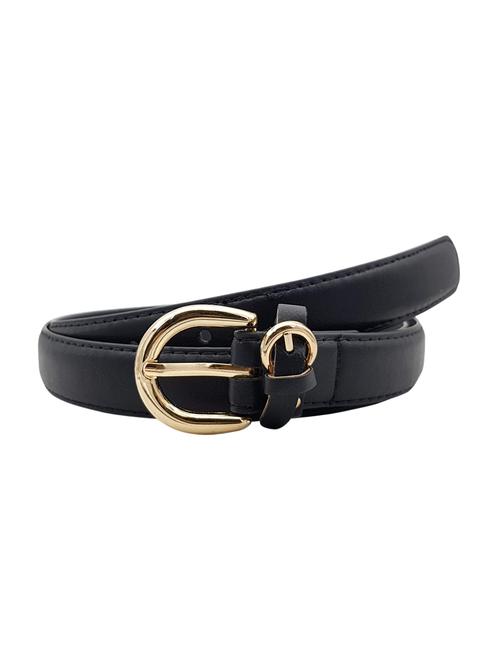 black leatherette (pu belt - 15411505 - Very Small Image - 1