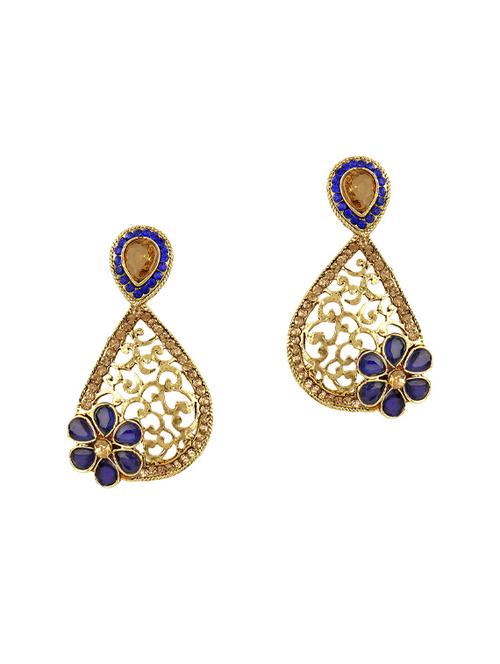 blue drop earrings - 15413269 - Very Small Image - 1