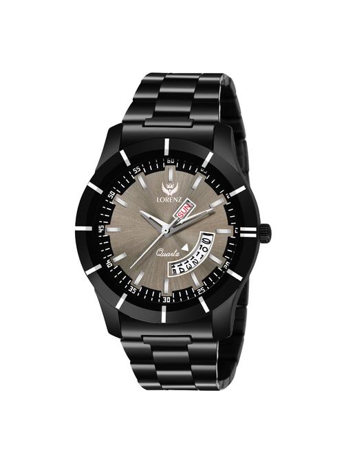 lorenz day & date functioning analog watch- mk-1088a - 15420316 - Very Small Image - 1