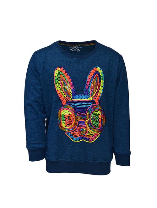 dark blue fleece sweatshirt - 15421043 - Very Small Image - 1