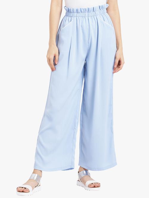 frill detail wide legged trouser - 15421661 - Very Small Image - 1