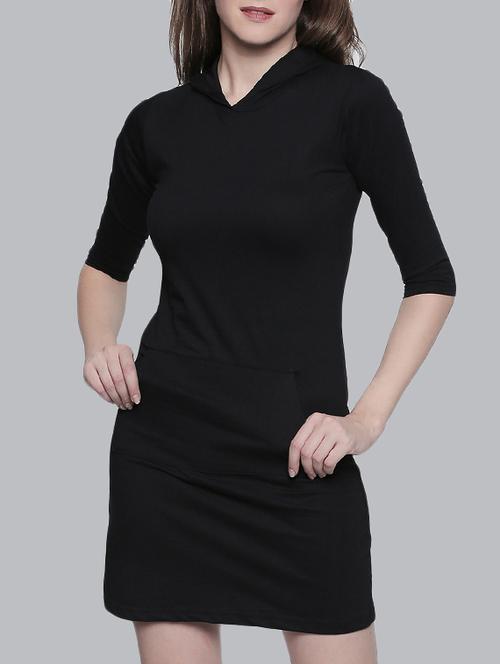 hooded neck sheath dress - 15425986 - Very Small Image - 1