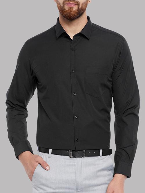 black cotton casual shirt - 15426573 - Very Small Image - 1
