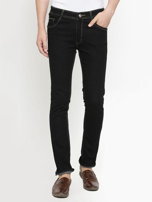 black denim plain jeans - 15426582 - Very Small Image - 1