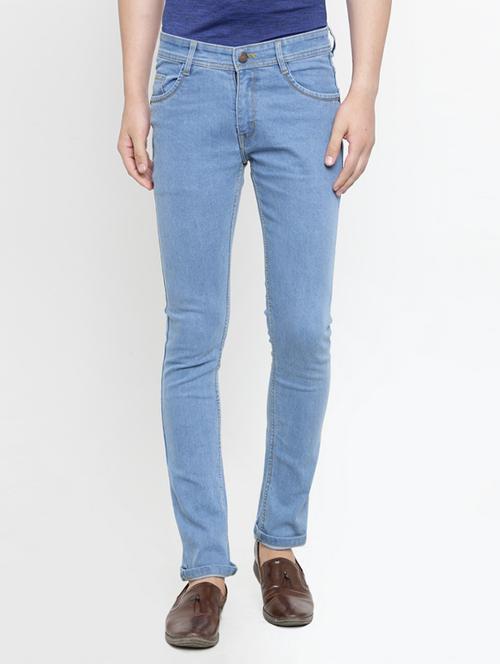 blue denim plain jeans - 15426585 - Very Small Image - 1