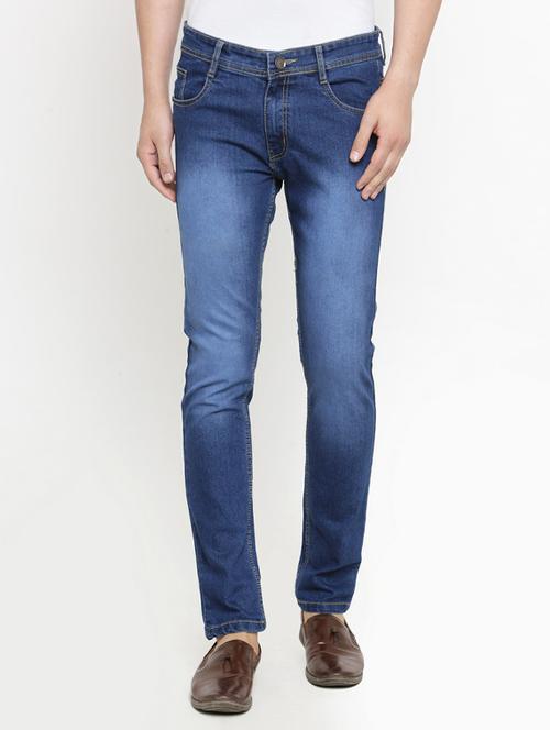 blue denim washed jeans - 15426586 - Very Small Image - 1