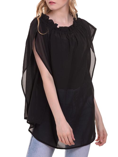 elasticated neck summer poncho - 15427816 - Very Small Image - 1