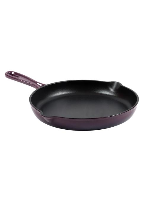 wonderchef ferro cast-iron - fry pan 26cm (purple) - 15427862 - Very Small Image - 1