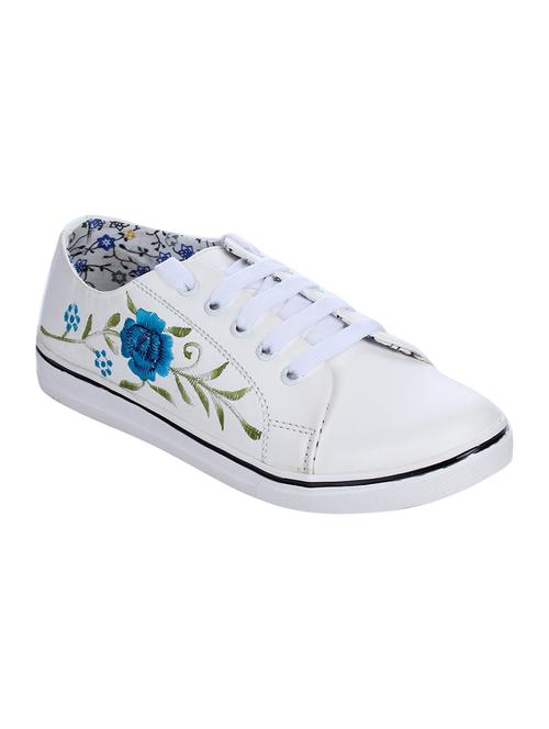 white lace-up sneakers - 15428545 - Very Small Image - 1