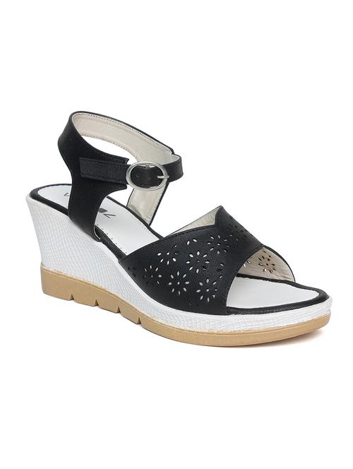 black ankle strap wedges - 15428912 - Very Small Image - 1