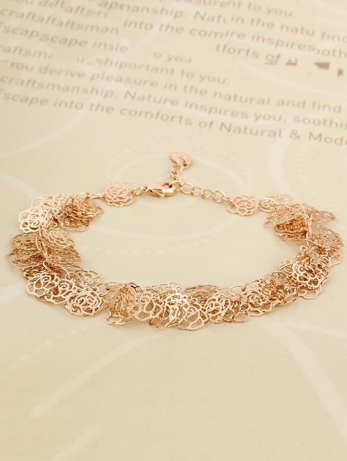 gold metal links bracelet - 15429159 - Very Small Image - 1