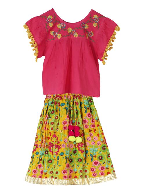 pink cotton skirt top - 15430177 - Very Small Image - 1