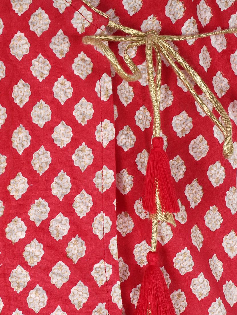 red cotton skirt top - 15430180 - Zoom Image - 4