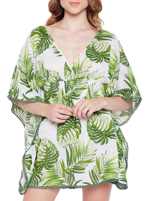tropical print coverup - 15431273 - Very Small Image - 1
