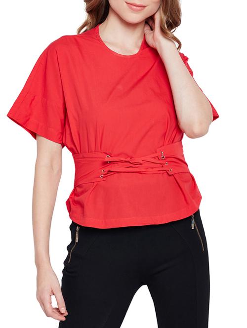 keyhole back corset top - 15431348 - Very Small Image - 1