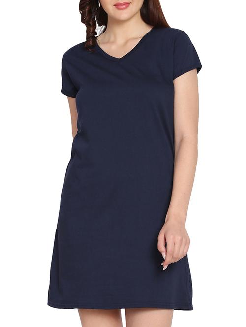 v-neck short sleeved sleepshirt - 15431658 - Very Small Image - 1