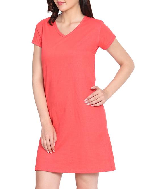 v-neck short sleeved sleepshirt - 15431664 - Very Small Image - 1
