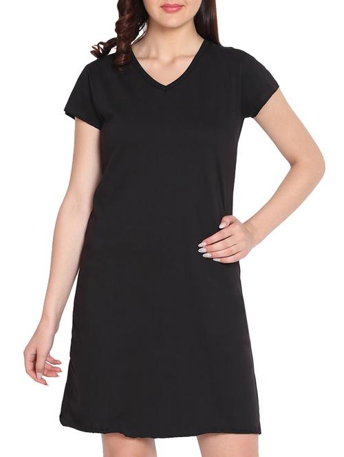 v-neck short sleeved sleepshirt - 15431667 - Very Small Image - 1