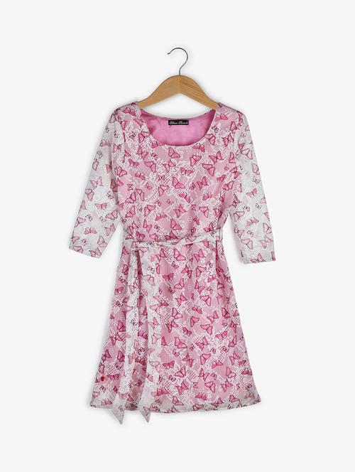 pink net frock - 15432345 - Very Small Image - 1