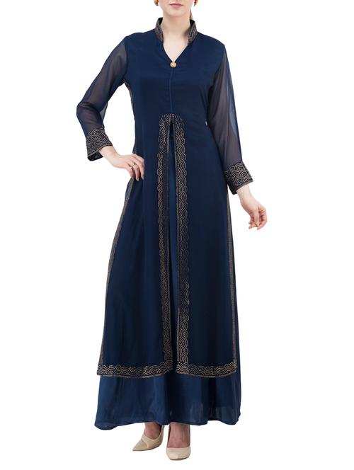 layered embellished kurta - 15433113 - Very Small Image - 1