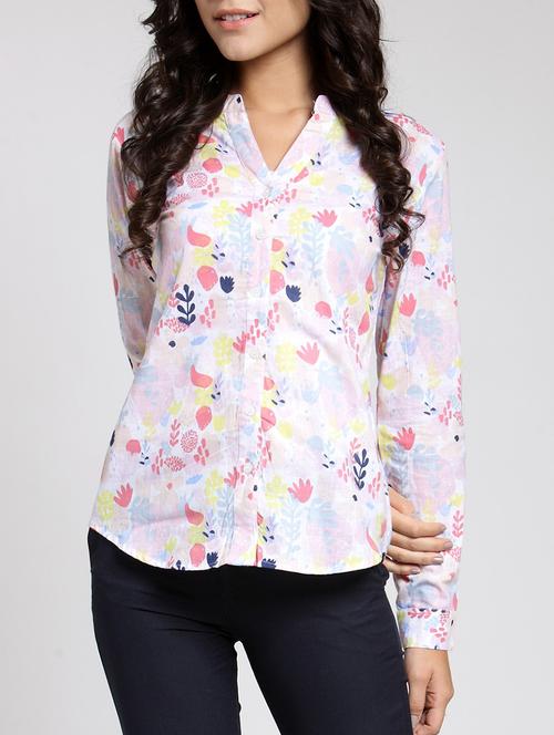 long sleeved printed shirt - 15434394 - Very Small Image - 1