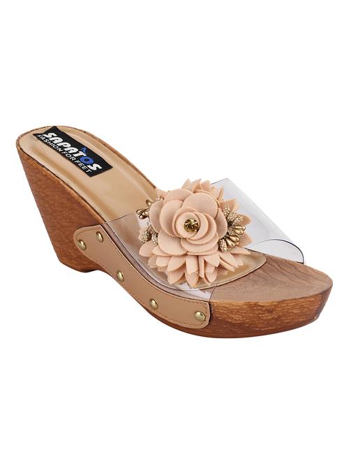 brown platforms wedges - 15435494 - Very Small Image - 1