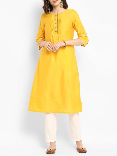 gota patti kurta with pant set - 15438287 - Very Small Image - 1