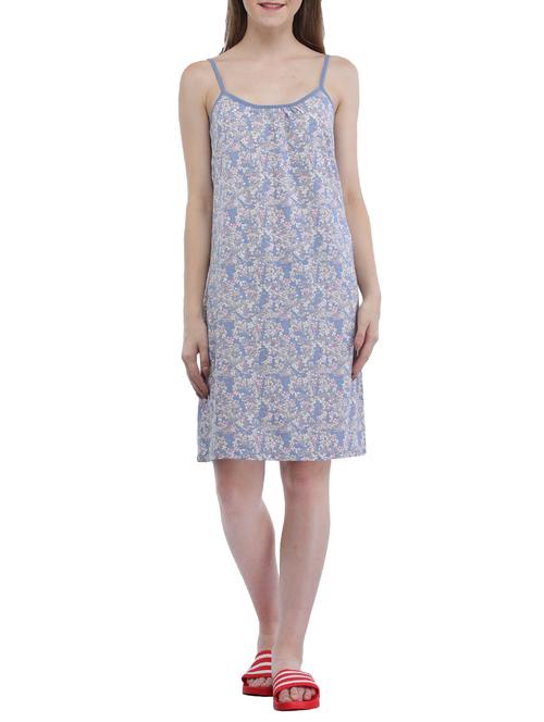 floral cami neck shift dress - 15438722 - Very Small Image - 1