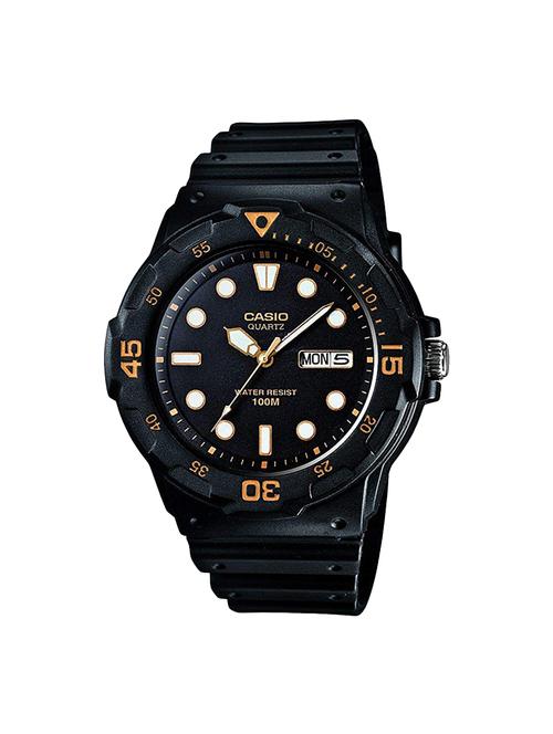 casio enticer analog black dial men's watch - mrw-200h-1evdf (a596) - 15440311 - Very Small Image - 1