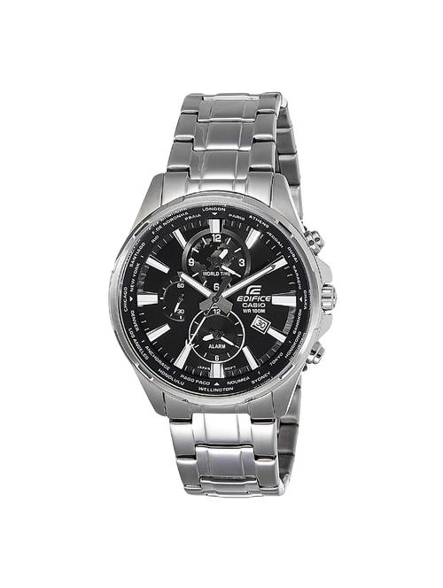 casio edifice analog black dial men's watch - efr-304d-1avudf (ex291) - 15440325 - Very Small Image - 1