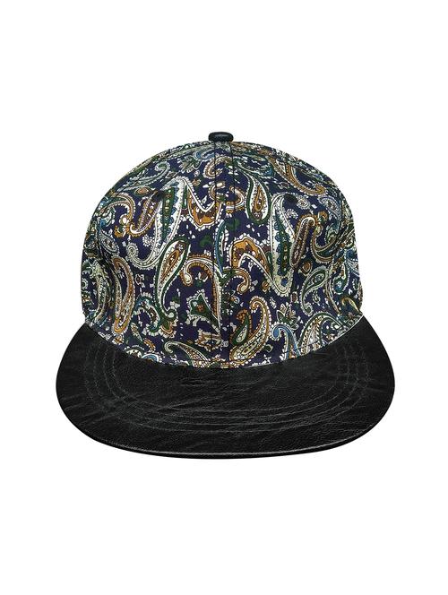 blue cotton polyester blend base ball cap - 15440599 - Very Small Image - 1