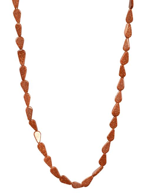 brown crystal short necklace - 15441550 - Very Small Image - 1