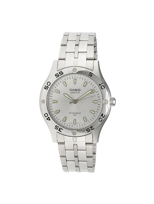 casio enticer analog silver dial men's watch - mtp-1243d-7avdf (a218) - 15444027 - Very Small Image - 1